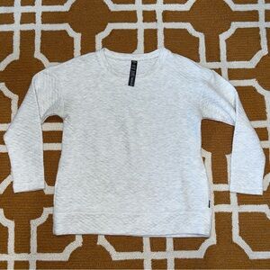RBX Quilted Sweatshirt Gray Women’s Small Pockets EUC
